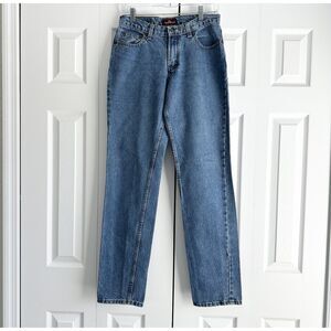 Vintage Jordache Jeans Size 9/10 Long Blue Wash 5 Pocket Straight Leg 90's Y2k